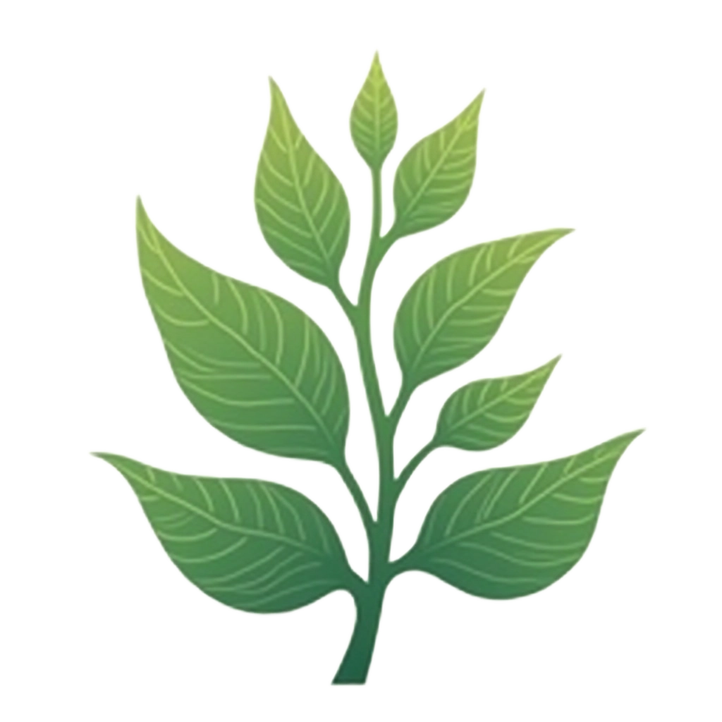 Green Leafy Plant Illustration